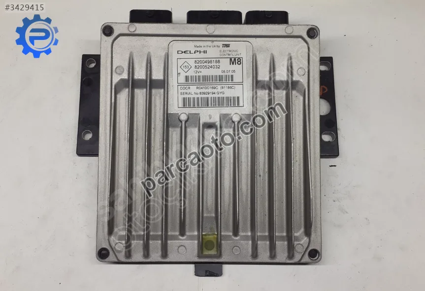 Renault megane 2 motor beyni 8200498188