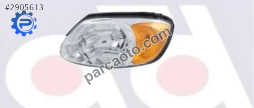 Far sol - hyundaı accent 04-06 admıre sarı- man. ayfar 404483 oem
