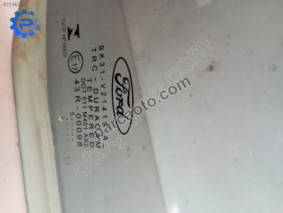Ford Transit V363.Ön Sol kelebek camı.V21419
