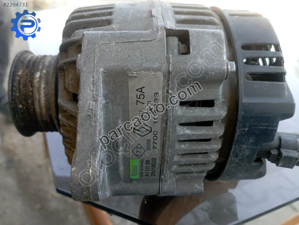 Renault Kango 1.9..Şarz Dinamosu 7700105333