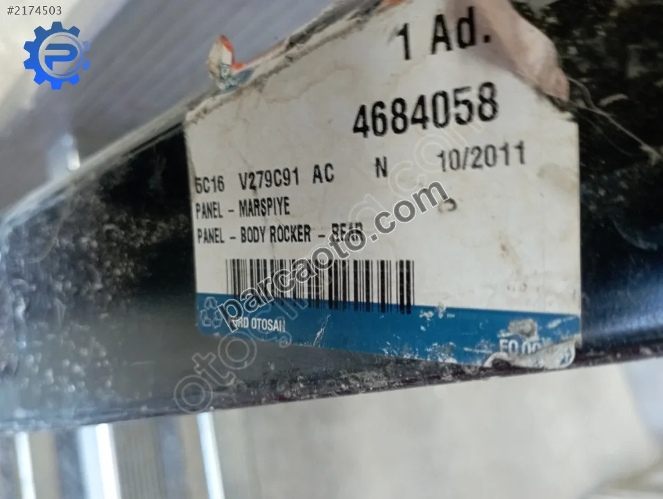 Ford transit 06-13.arka panel gövde 5c16v279c91ad
