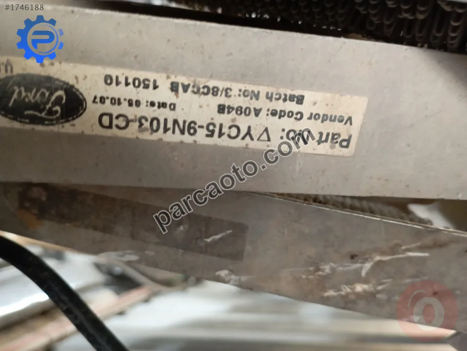 Ford transit yakıt soğutucu..yc15 9n103-cd