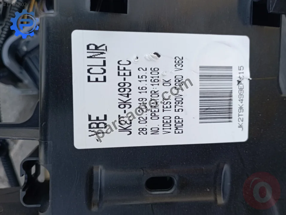 Ford transit v 363 sigorta kutusu tesisat.bk2t-14a175-aa