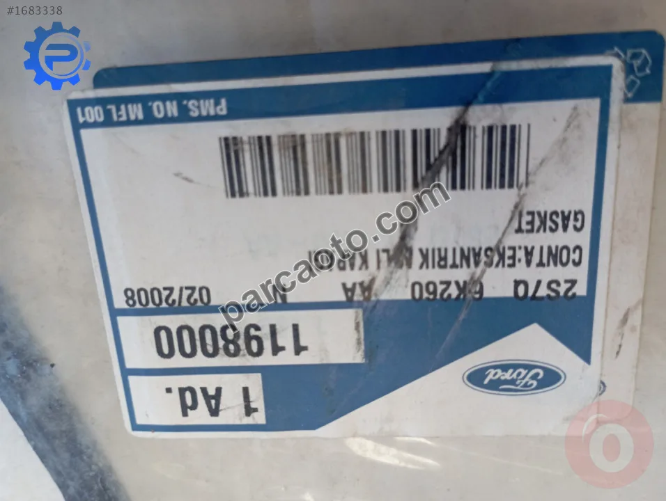 Ford transit v 184 üsk kapak contası.2s7q 6k260aa