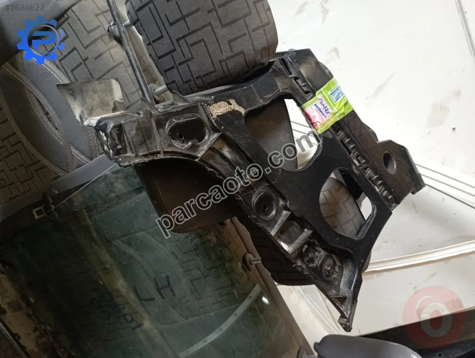 Ford courier arka sol tampon braketi.et76 17a882