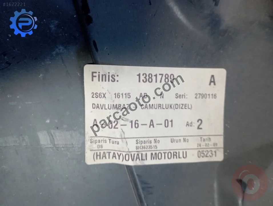 Ford fiesta 2002-2007.sol ön teker dvlumbazı..1381789
