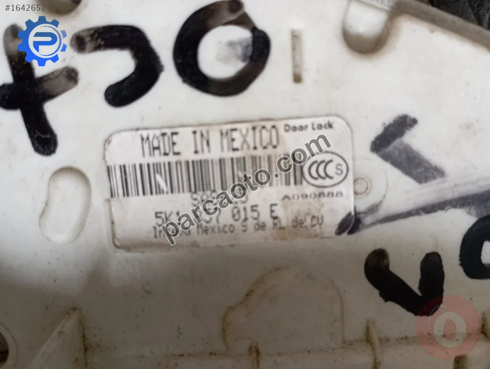 Skoda octavia sol ön kapı kilidi. 5k1 837 015 e