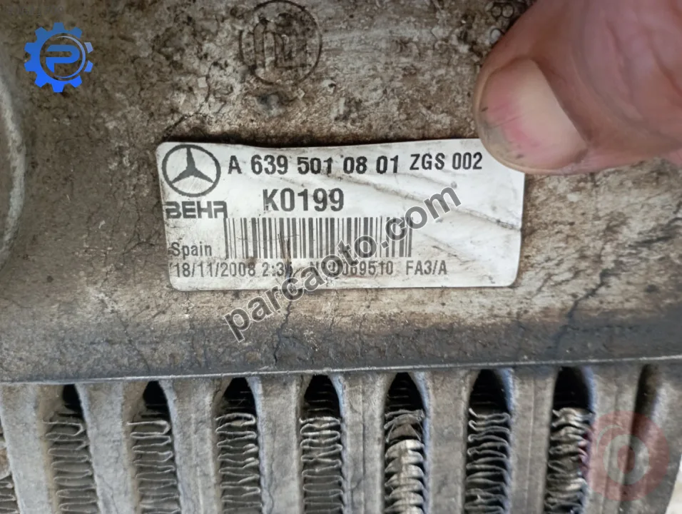 Mercedes Vito Intercooler Radyatörü - Hatay Antakya