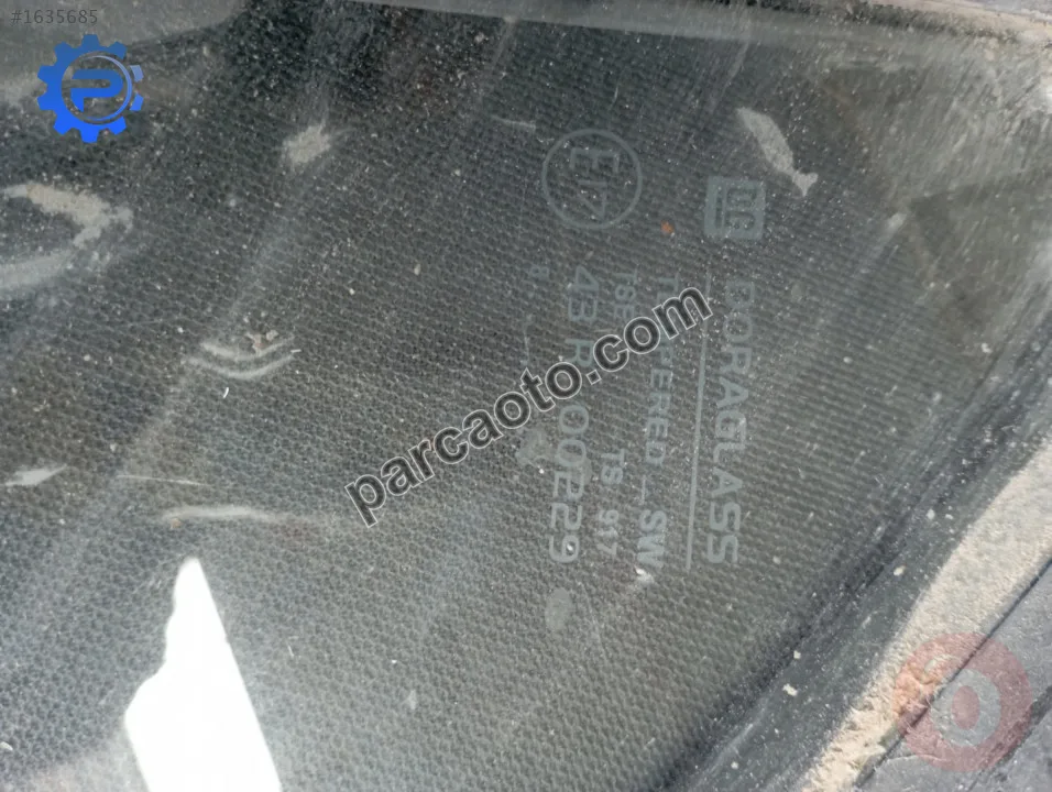 Ford transit t.15 sağ kelebek camı..43r00229