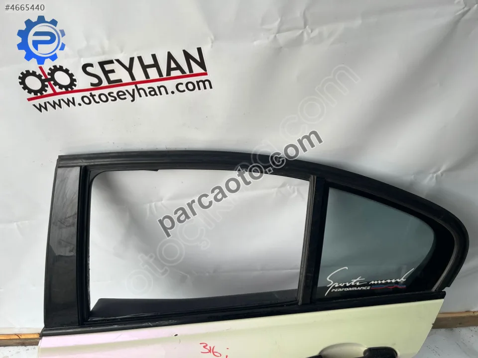 BMW F30 3 Serisi sol arka kapı 18 cam çerçeve fitili