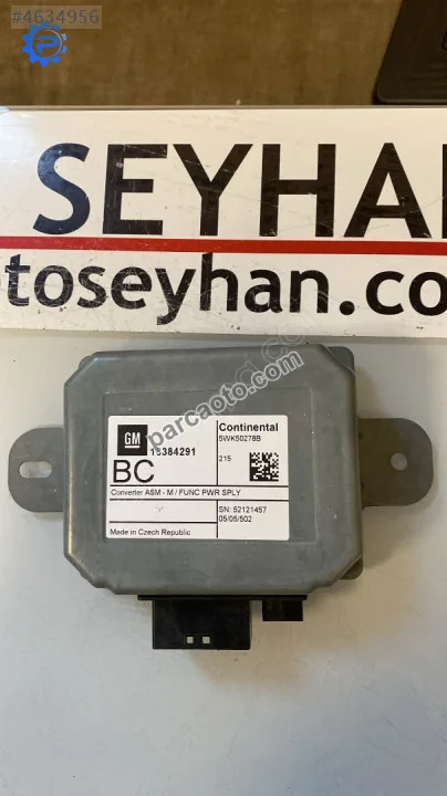 13384291 opel astra j seyir kontrol ünitesi mödülü beyni