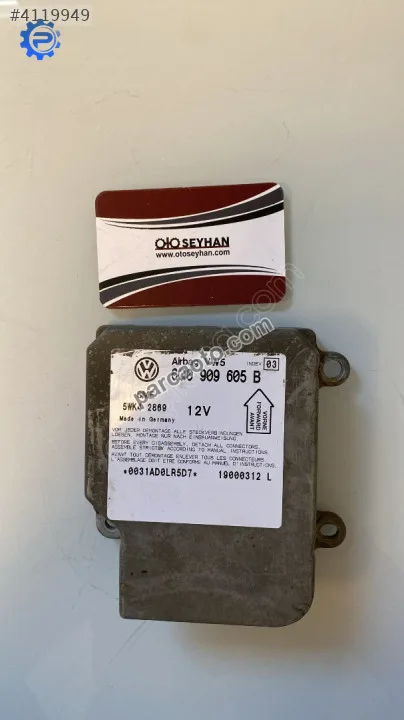 6Q0909605B 2000 model volkswagen passat airbag beyni