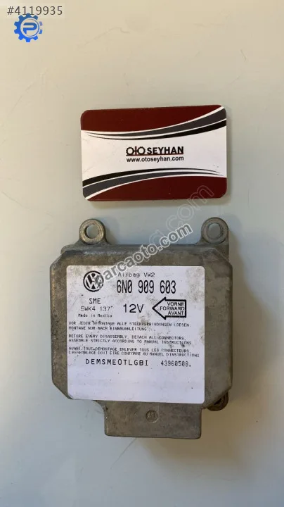 6N0909603 seat ibiza polo classic airbag beyni