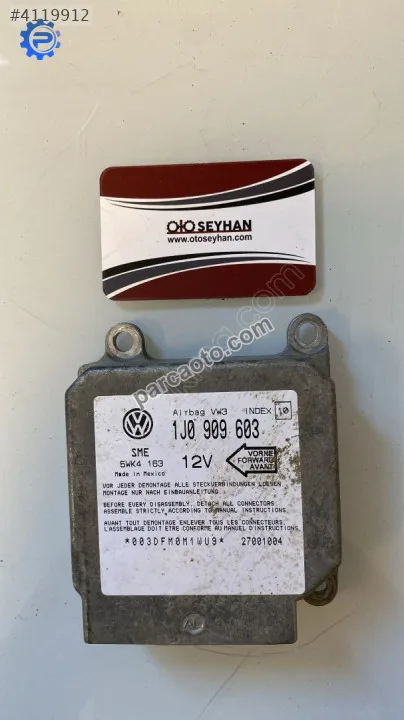 1J0909603 seat ibiza 2000 airbag beyni 1J0 909 603