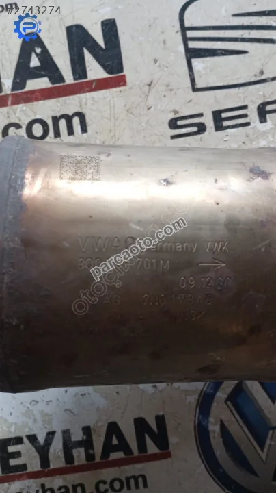 3Q0131701M Volkswagen grup katalizör