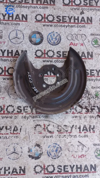 Skoda Octavia 2021 arka sol teker disk koruma sacı