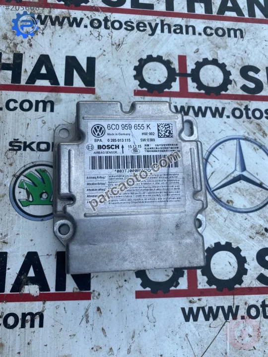 6C0959655K vw polo rapid toledo fabia ibiza airbag beyni