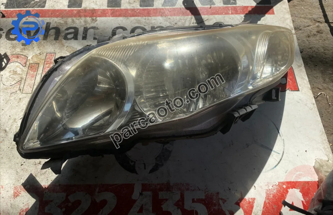 toyota corolla 2008 E15 kasa sol ön far toyota corolla 2008 E15 kasa sol ön far