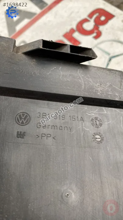 3B1819151A vw passat b5 kalorifer alt hava dağıtım kanalı