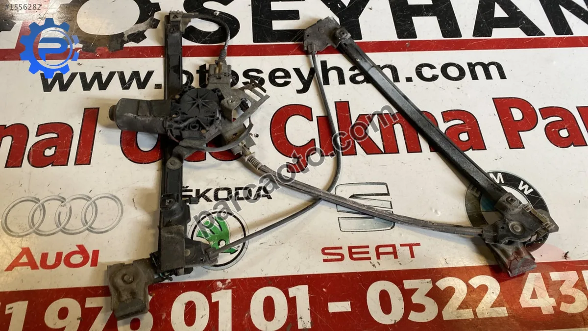 volkswagen polo classic sol ön kapı cam krikosu