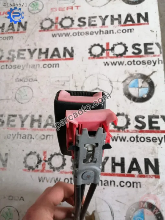 1C0857488A seat leon 2002 arka koltuk emniyet kemeri kilidi