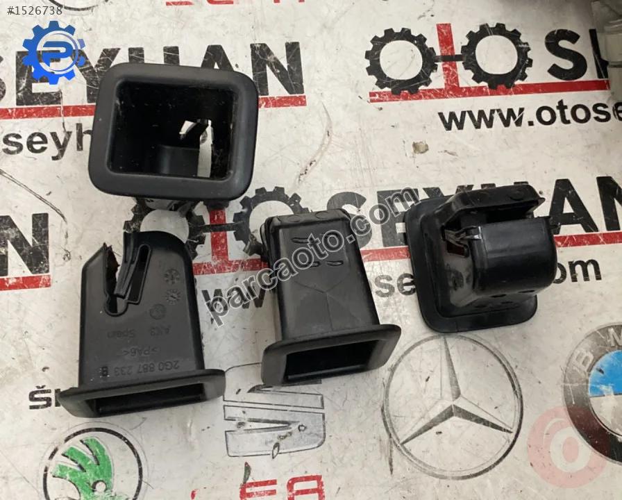 2G0887233B skoda scala polo 2020 arka koltuk isofix yuvası