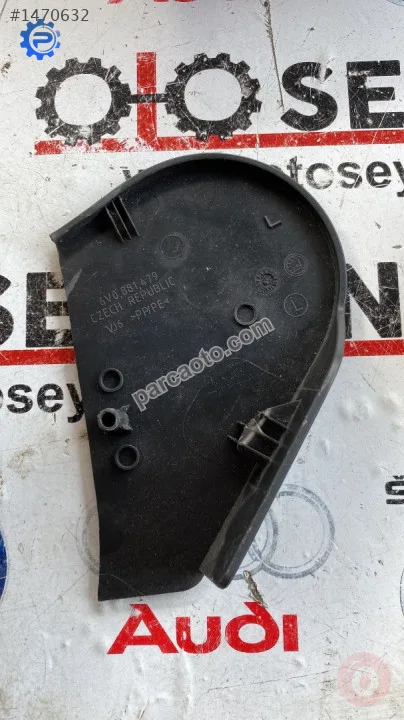 6V0881479 skoda fabia sol ön koltuk yan kaplaması kapağı