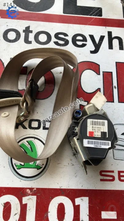 1Z0857701 skoda octavia 2005 sol ön emniyet kemeri