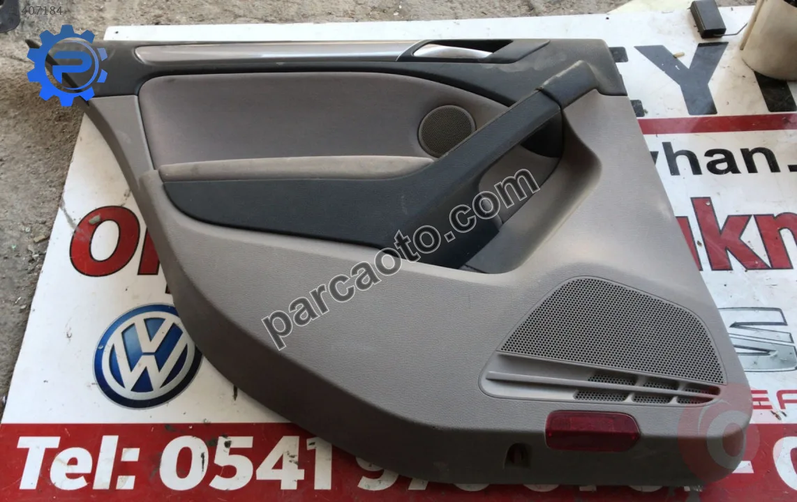 volkswagen golf 6 sol arka kapı kartonu
