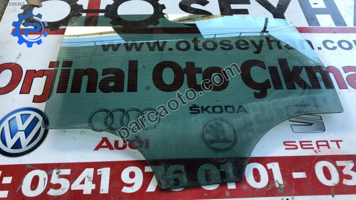 seat leon 2010 sol arka kapı cam