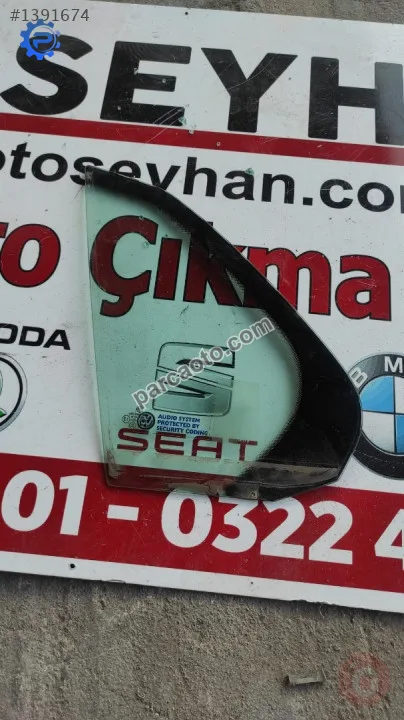 vw jetta sol arka kapı Kelebek camı (cam)