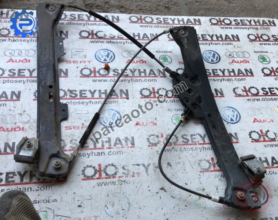 7034351 bmw 5 serisi e60 sol ön kapı cam krikosu