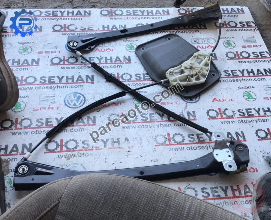 1K3837461A 1K4837401H vw golf 5 sol ön kapı cam krikosu
