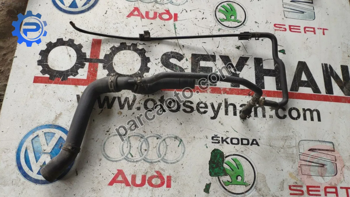 1J0122447CC golf 4 bora 1.9 radyatör üst hortum ince su boru