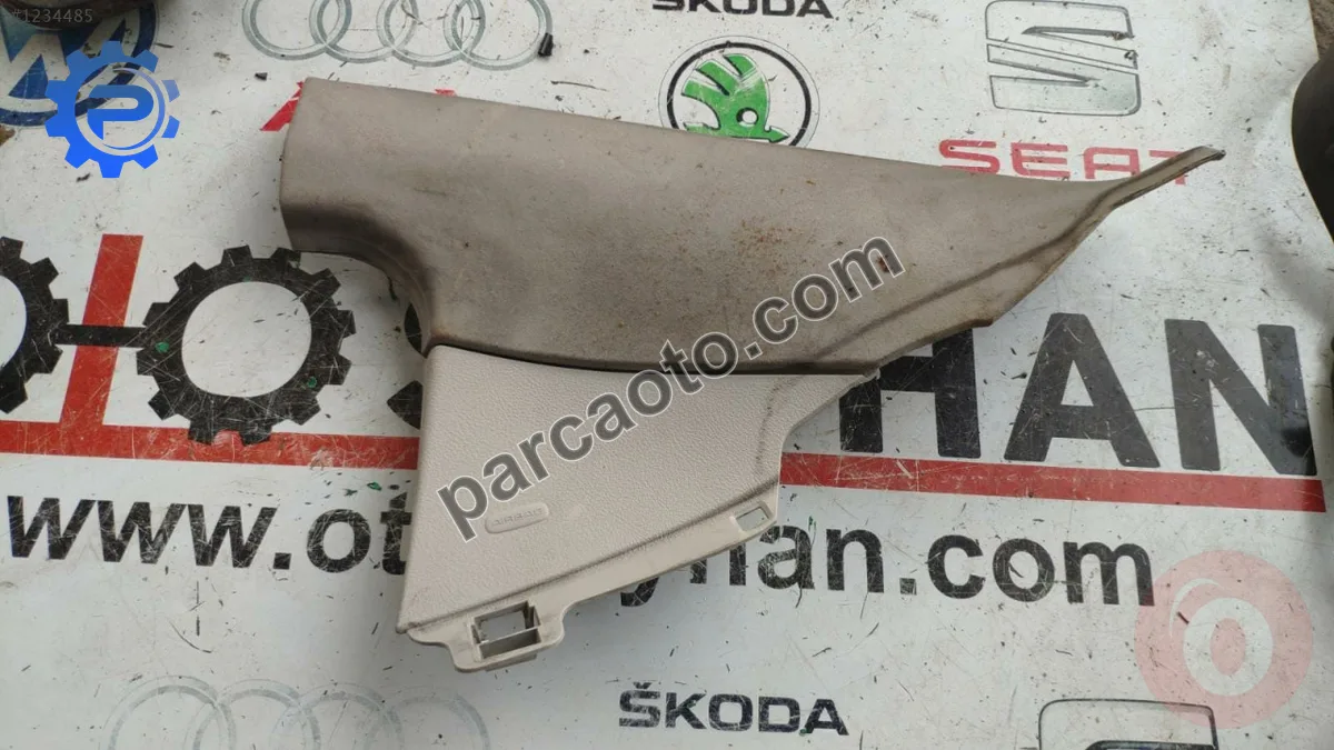 9645432377 peugeot 407 arka sağ direk kaplaması airbag