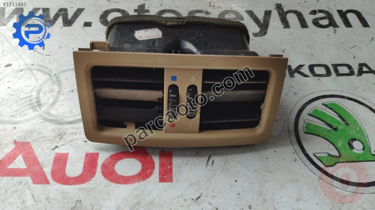 7129556 bmw 5 e60 61 90 orta konsol arka havalandırma ızgara