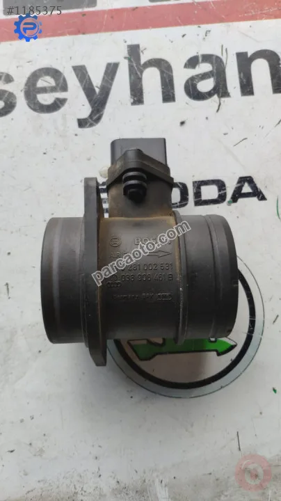 038906461B 0281002531 vw caddy golf 5 1.9 TDİ hava akışmetre