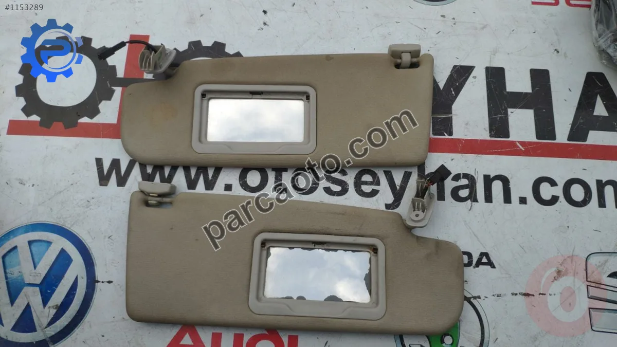 3B0857551 3B0857552 3B0857561A vw golf 4 sağ sol güneşlik