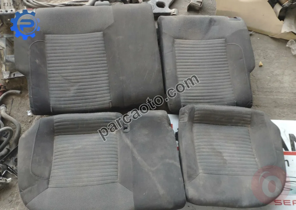 6Q0885355 6Q0885356 volkswagen polo arka koltuk takım