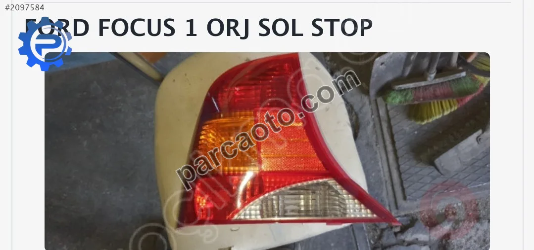 Focus 1 sol arka stop