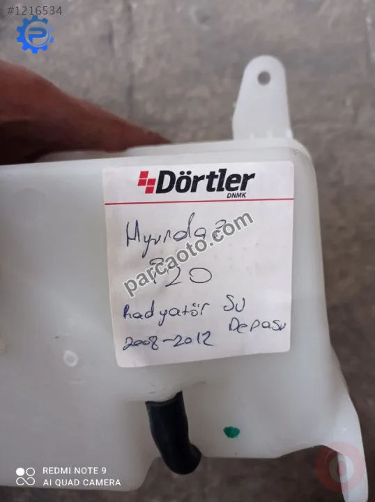 Hyundai i20 Yedek Su Deposu - Adana Seyhan