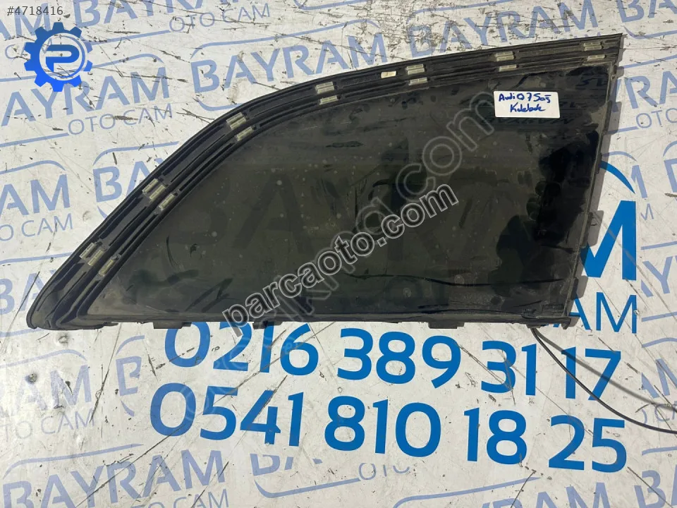 Audi q7 kelebek camı arka sağ