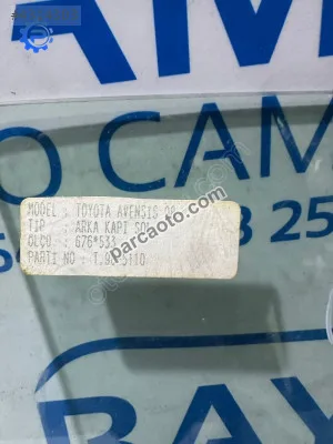 Toyota Avensis Kapı Camları - İstanbul Anadolu Kartal