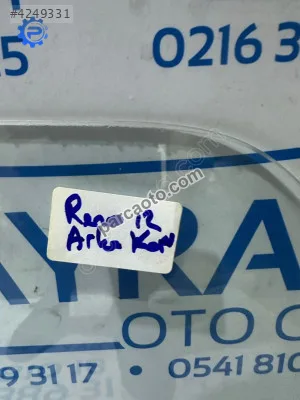 Renault 12 arka kapı camı