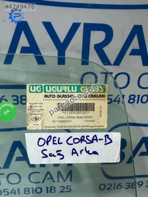 Opel Corsa Kapı Camları - İstanbul Anadolu Kartal