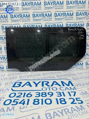 Renault trafik sağ çerçeveli yan cam sağ 1. glx siyah