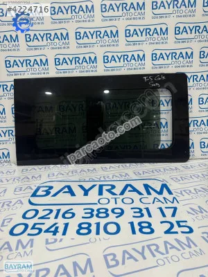 V.w transporter t-5 çerçeveli yan cam sağ 1 glx siyah