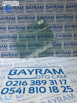 V.w polo 5kp hb sağ arka kapı camı 02-