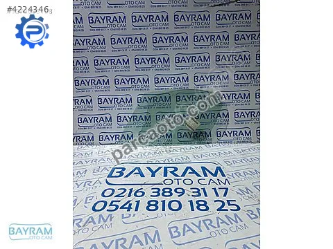 Opel tigra sol ön kapı camı 94-