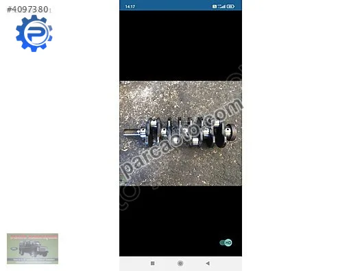 Ford Ranger çıkma krank mili